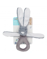  Tutmalı Peluş Mini Tavşan 842 Gri