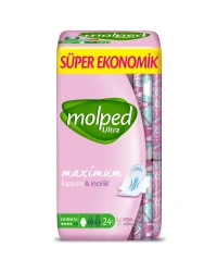 Ultra Hijyenik Anatomik Ped Normal Süper Eko 24 Adet