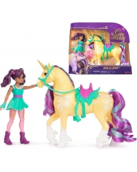 Unicorn Academy AVA ve Tek Boynuzlu At Leaf seti 12 cm
