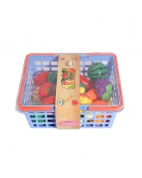 URT007-SPT-001 Kesilebilen Meyve ve Sebze Sepetli 42 Parça -Birlik