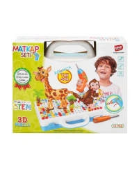 URT014-001 3D Eğitici Matkap Seti Hayvanlar