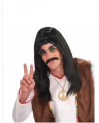 Uzun Barış Manço Peruğu ve Bıyığı