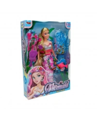 WG-66777 Kutulu 29cm Aksesuarlı Deniz Kızı - Vardem Oyuncak