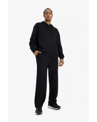 Wide Leg Cepli Geniş Paça Dokulu Eşofman Altı