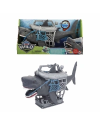 Wild Quest Cage Rage Chomping Shark Işıklı Oyun Seti