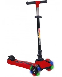 WSC1-I WİNKY 5+ SCOOTER IŞIKLI KIRMIZI 90KG