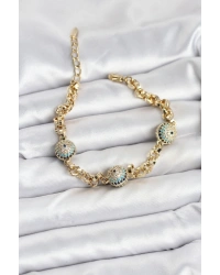 Xuping VIP Nazarlı Gold Renk Bileklik