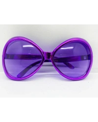 Yeşilçam Temalı Parti Gözlüğü Mor Renk 7x16 cm
