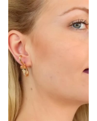 Yılan Tasarım Bayan Küpe