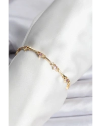 Yıldız Model Gold Renk Pirinç Bileklik