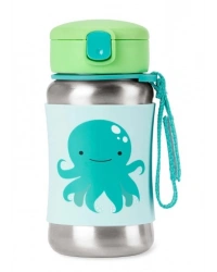 Zoo Pipetli Paslanmaz Çelik Suluk 350 ml Ahtopot