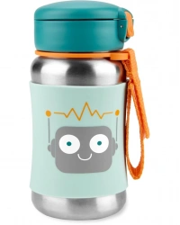 Zoo Pipetli Paslanmaz Çelik Suluk 350 ml Robot