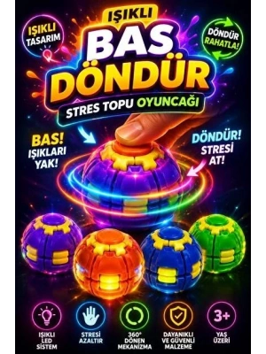 0036 SPIN TOP- IŞIKLI