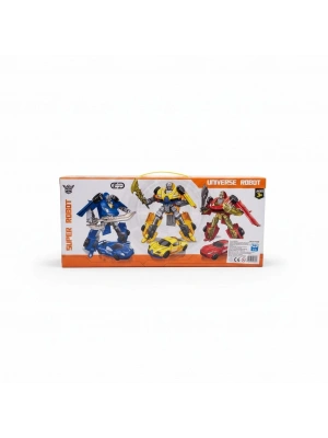 010A29 TRANSFORMER SET RENKLİ OYUNCAK DÖNÜŞEN ROBOT