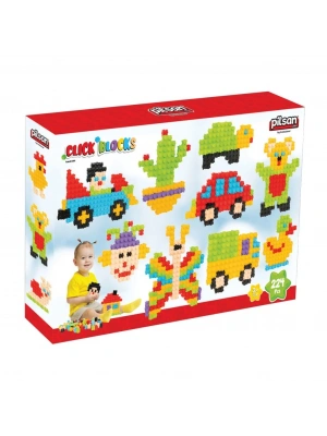 03 296 Çıt Çıt Bloklar 224 Parça -NessiWorld Oyuncak