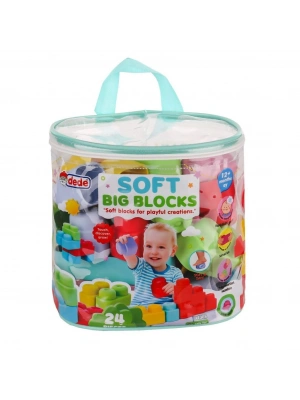 04008 Yumuşak Big Bloklar Çanta 24 Parça -Fentoys