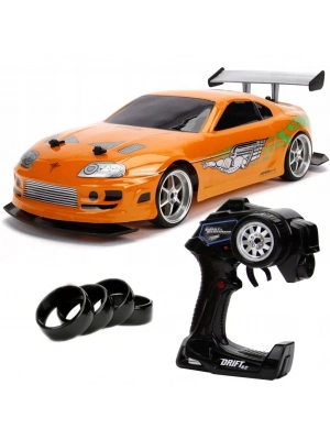 1:10 Fast & Furious 1995 Kumandalı Brians Toyota Supra Drift Turbo Araba