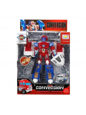 1:24 Sesli ve Işıklı Dönüşebilen Robot 22 cm