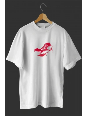 1 Mayıs Emekçilerimiz İçin Özel Tasarım 1 Mayıs Baskılı T-shirt - Beyaz