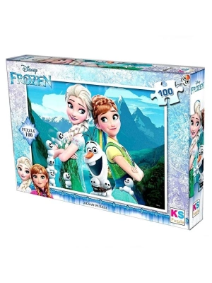 100 Parça Frozen Puzzle