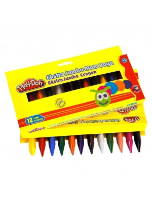 12 Renk Extra Jumbo Crayon