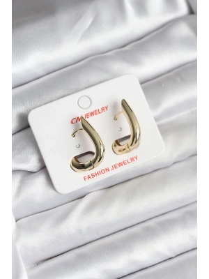 14K Gold Renk Kaplama CM Kadın Küpe