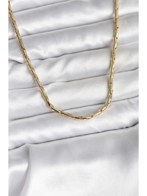 14K Gold Renk Kaplama Model CM Kadın Kolye