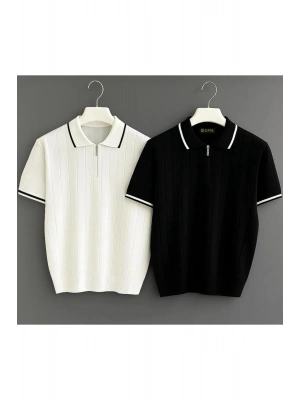 2 li set avantajlı paket erkek yazlık triko premium kalite tişört