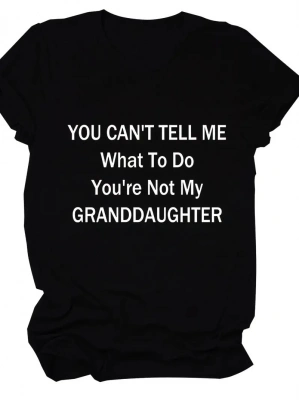 20/1 Penye Compack Baskılı Oversize Kısa Kol Bisiklet Yaka T-shirt - Siyah