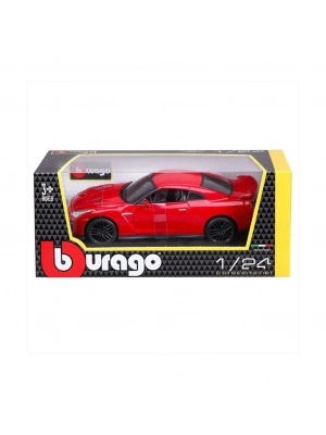 21082 Burago 1:24 Nissan GT-R 2017 Model Araba
