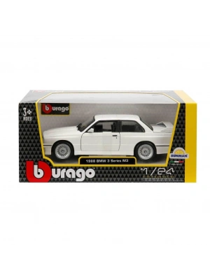 21100 Burago 1:24 BMW M3 1988 Model Araba