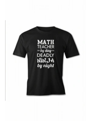 24 Kasım Öğretmenler Baskılı T-shirt - Siyah