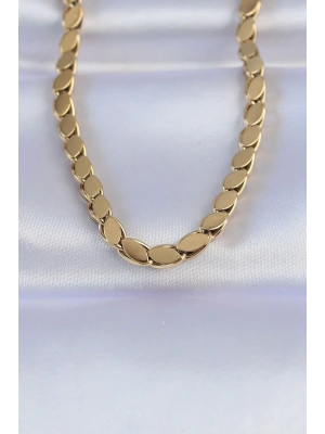 316L Çelik Gold Renk Arpa Model Kolye