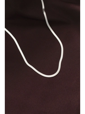 316L Çelik Gümüş Renk 60 cm İtalyan Zincir Kolye