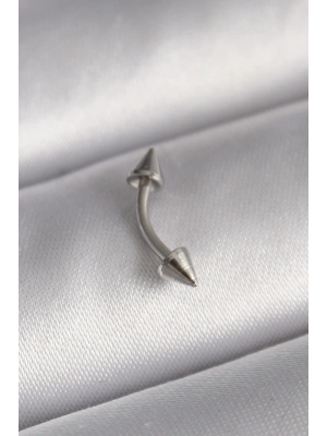 316L Çelik Gümüş Renk Çivi Model Piercing