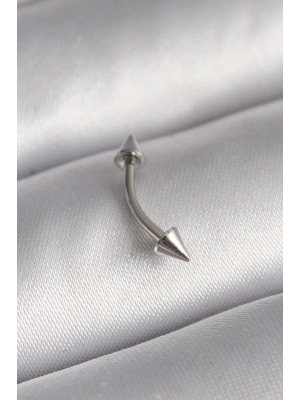 316L Çelik Gümüş Renk Çivi Model Piercing