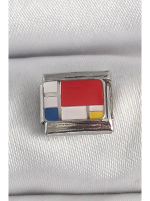 316L Çelik Gümüş Renk Karışık Renk Portre Model Nomination Charm