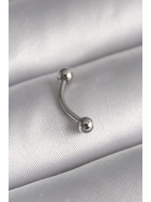 316L Çelik Gümüş Renk Topçuk Model Piercing