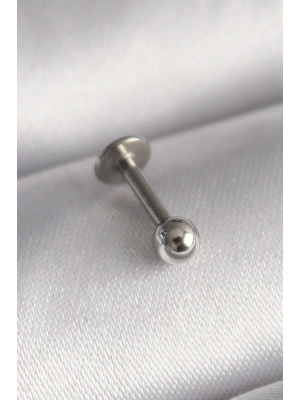 316L Çelik Gümüş Renk Topçuk Piercing