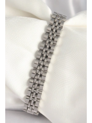 316L Çelik Gümüş Renk Zincir Model Erkek Bileklik