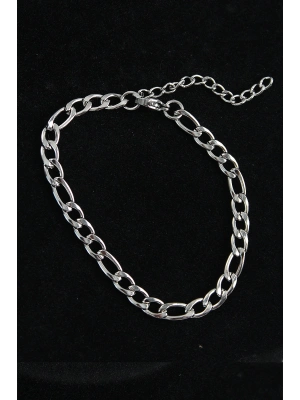 316L Çelik Klasik Model Gümüş Renk Erkek Bileklik