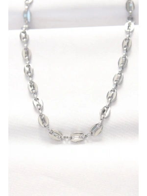 316L Çelik Silver Renk Gemici Zincir Kolye