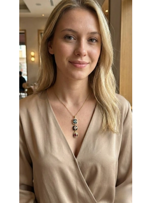 316L Çelik Vintage Model Kadın Kolye