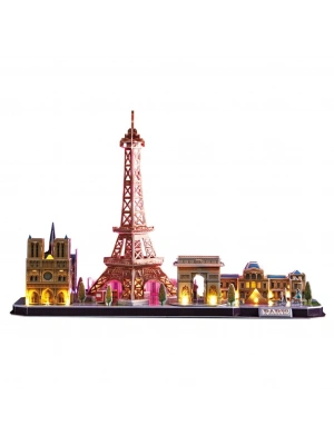 3D Puzzle 115 Parça LED Işıklı