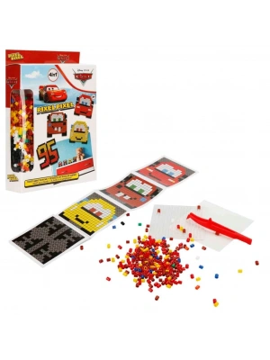 4in1NessiWorld Cars Pixel Pixel Boncuk Aktivite ve Oyuncak Seti