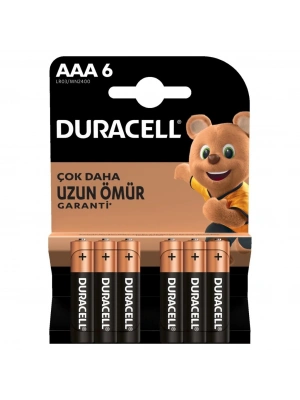 6Lı AAA İnce Kalem Pil