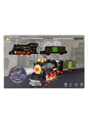 699-69A Sesli Işıklı Şarjlı Dumanlı Tren Seti -Karsan Oyuncak