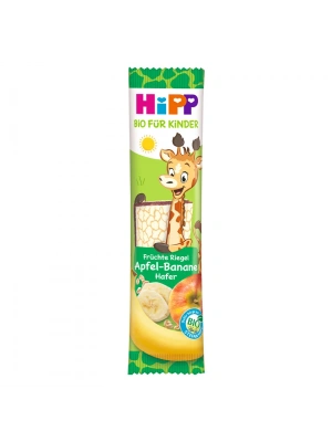 Organik Yulaﬂı Elmalı Muzlu Meyve Barı 23 Gr