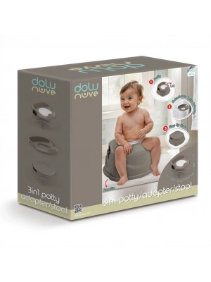 7184 Lazımlık Adaptör Basamak Stone Gray -Dolu Oyuncak