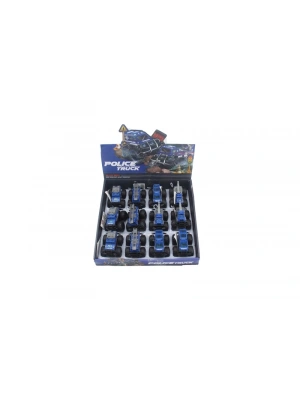 779-69 DUBLE SÜRTMELİ METAL DIECAST POLİS ARABASI (adet fiyatıdır)